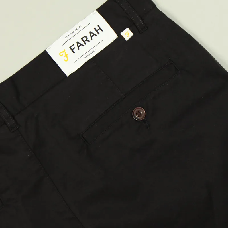 Farah Hawk Chino Short - Black-3